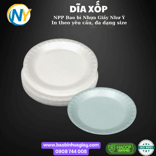 Dĩa xốp tròn 18cm TK D2 (200 cái/lốc - 1.600 cái/kiện) - ảnh 6