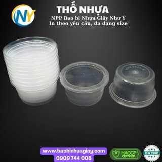 Thố nhựa cứng 450ml (Thố M) (VP) (tem đỏ)  (100 cái/bao - 500 cái/kiện) - ảnh 2