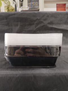 Hộp nhựa Microwave Tròn 500ml - Đen (HT) (50 cái/ lốc - 500 cái/thùng) - ảnh 9