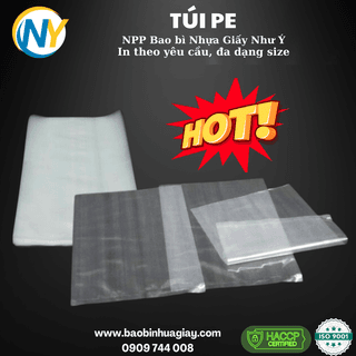 Túi PE không quai -  kích thước size   ( 15 x 20 ) - ảnh 3