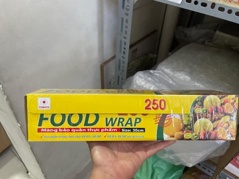 Màng bọc TP Tomato 30cmx250m (10 cây/thùng) | MÀNG BỌC TP | Mã HHMA031 | Tổng kho phân phối đồ dùng 1 lần 1lan.vn