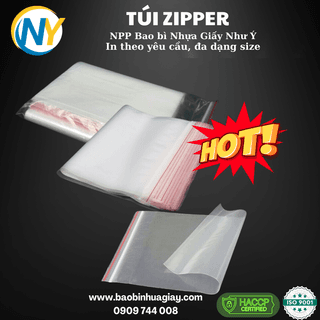 Túi Zipper 25*35 ( X8 ) ( dài 25cm x ngang 35cm ) ( 25KG / BAO ) - ảnh 3