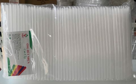 Ống nhọn ZIN TRONG D8x21cm (500g/gói-5kg/cây) | Tổng kho phân phối đồ dùng 1 lần 1lan.vn