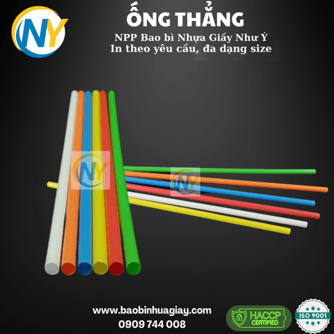 Ống 500g màu | ỐNG HÚT - ỐNG THẲNG/CONG/NHỌN - BỌC MÀNG BOPP | Mã TPOG001_01 | Tổng kho phân phối đồ dùng 1 lần 1lan.vn