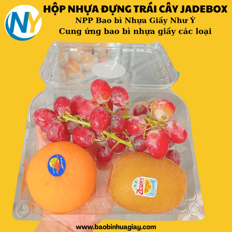 Hộp nhựa PET đựng trái cây P500CX (JB-500 cái/thùng) | HỘP NHỰA TRÁI CÂY | Mã HHHN146_04 | Tổng kho phân phối đồ dùng 1 lần 1lan.vn