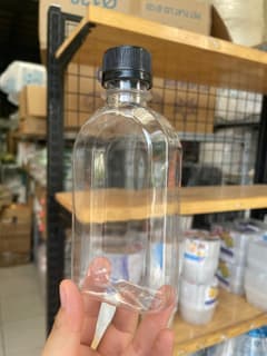 Chai nhựa DẸP BẦU 250ml -Nắp ĐEN PHI 28 (150 chai/bao)(Chai đựng trà sữa, nước ép) - ảnh 3