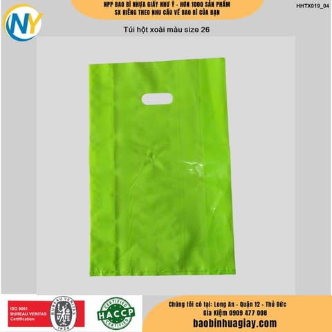 Túi hột xoài màu size 26x40 (x8) | TÚI XOÀI | Mã HHTX019_04 | Tổng kho phân phối đồ dùng 1 lần 1lan.vn