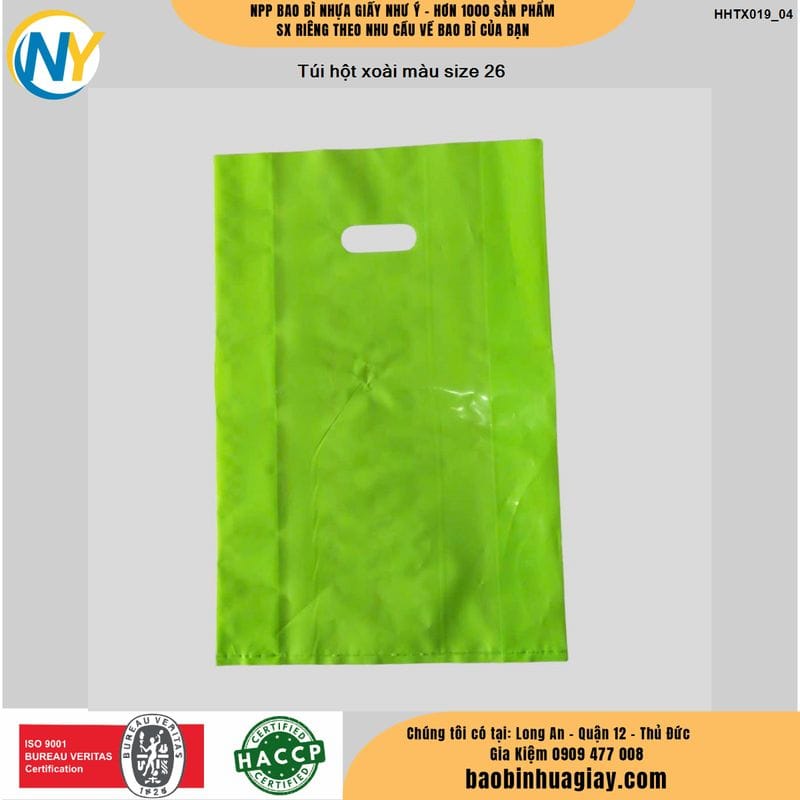 Túi hột xoài màu size 26x40 (x8) | TÚI XOÀI | Mã HHTX019_04