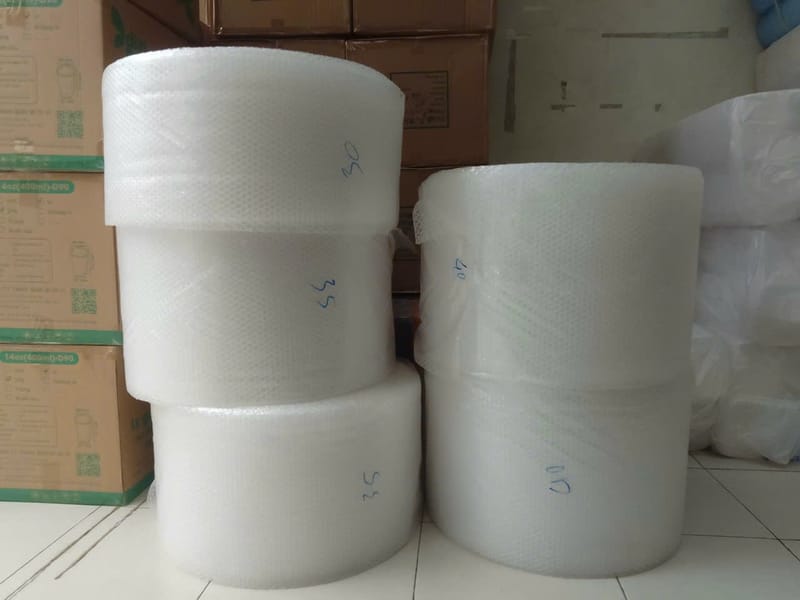 Cuộn màng xốp khí - Khổ 35cm x chiều dài 100 mét | BAO BÌ ĐÓNG GÓI - Cuộn xốp - Thùng giấy - Túi đựng | Mã HHBB002_02