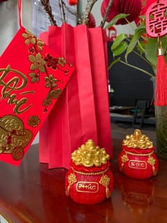 Hũ túi vàng sứ để bàn thần tài (Phúc) - ảnh 4