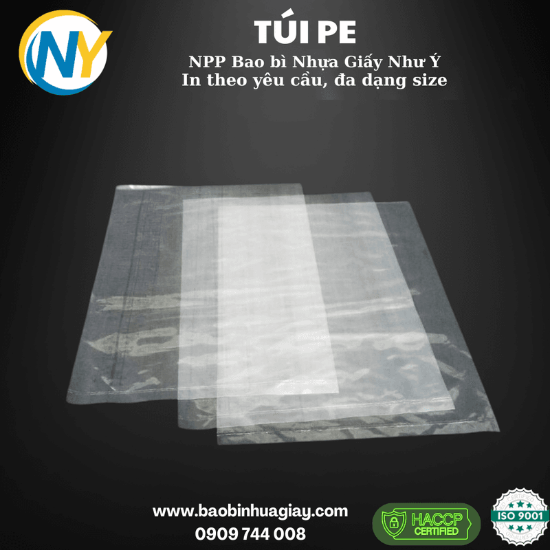 Túi PE 22*32 (ngang 22cm x dài 32cm) (10kg/bao) ( túi nilong nước lèo) | TÚI  PE | Mã HHTU002_14