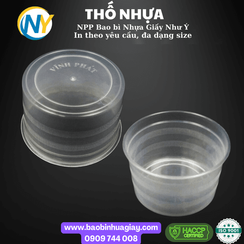 Thố nhựa VP 550ml - Dày (Thố A) | THỐ NHỰA | Mã HHTH001 | Tổng kho phân phối đồ dùng 1 lần 1lan.vn