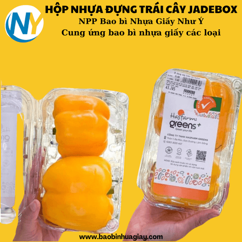 Hộp nhựa PET đựng trái cây P500B (JB-460 cái/thùng) | HỘP NHỰA TRÁI CÂY | Mã HHHN146_02 | Tổng kho phân phối đồ dùng 1 lần 1lan.vn