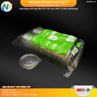 Hộp đựng sốt nắp liền PET 65-2oz UKP (2.000 cái/thùng) - ảnh 5