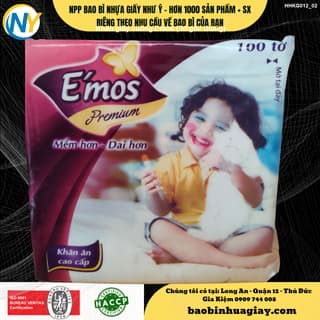 Khăn giấy vuông Emos (30 gói/ thùng) - ảnh 4