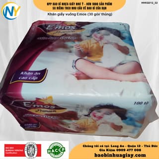 Khăn giấy vuông Emos (30 gói/ thùng) - ảnh 7