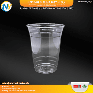 Ly nhựa PET- miệng ly D93-16oz (470ml) 10 gr (UKP) - ảnh 6