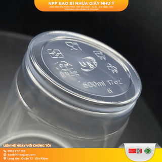 Ly nhựa PP 95-500ml - Dày TT (7.5) (UKP) (50 cái / lốc - 1.000 cái / Thùng) - ảnh 4