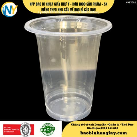 Ly nhựa PP trơn D85- 220ml (1.000 cái/bao) | LY NHỰA PP | Mã HHLY092 | Tổng kho phân phối đồ dùng 1 lần 1lan.vn