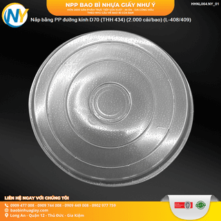 Nắp bằng PP đường kính D70 (THH 434) (2.000 cái/bao) (L-408/409) - ảnh 3