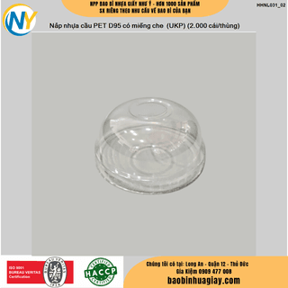Nắp nhựa cầu PET D95 có miếng che  (UKP) (2.000 cái/thùng) - ảnh 3