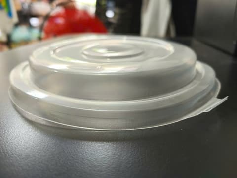 Nắp tô bông mai PP trong D170 (100 cái/túi - 600 cái/thùng) (TTK 131/2-1) | HỘP NHỰA, TÔ/THỐ NHỰA VUÔNG/TRÒN - HỘP MICROWAVE | Mã HHTH014_05 | Tổng kho phân phối đồ dùng 1 lần 1lan.vn