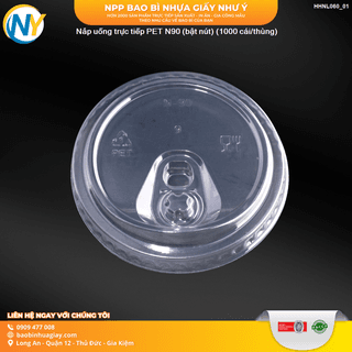 Nắp uống trực tiếp PET D90 (bật nút) (1000 cái/thùng) (N90)(LP) - ảnh 2
