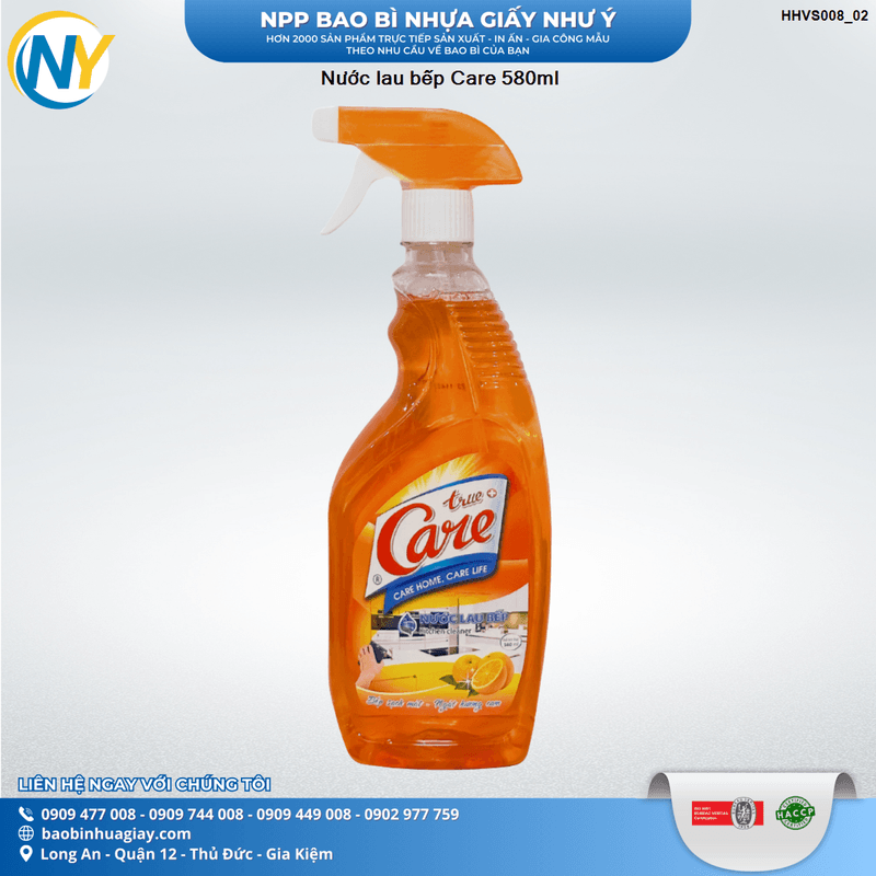Nước lau bếp Care 580ml | HÀNG TIÊU DÙNG - VỆ SINH - TẨY RỬA | Mã HHVS008_02