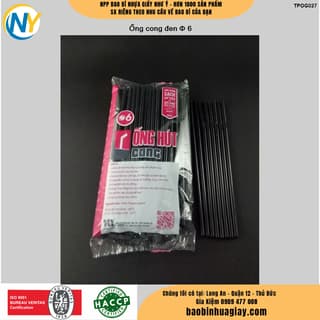 Ống cong đen phi D6 ( ~ 80 ống/ gói, 100 gói/ bao) - ảnh 4