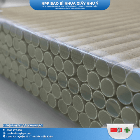 Ống hút Giấy OD8 x 197mm_NÂU (100 ống/gói) | ỐNG HÚT - ỐNG THẲNG/CONG/NHỌN - BỌC MÀNG BOPP | Mã HHOG101_02 | Tổng kho phân phối đồ dùng 1 lần 1lan.vn