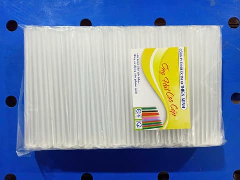 Ống nhọn ZIN TRONG bọc màng BOPP D8x21cm (500g/gói-5kg/cây) | Tổng kho phân phối đồ dùng 1 lần 1lan.vn