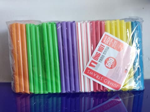 Ống TC màu D14.5x210 | ỐNG HÚT - ỐNG THẲNG/CONG/NHỌN - BỌC MÀNG BOPP | Mã TPOG044-4 | Tổng kho phân phối đồ dùng 1 lần 1lan.vn