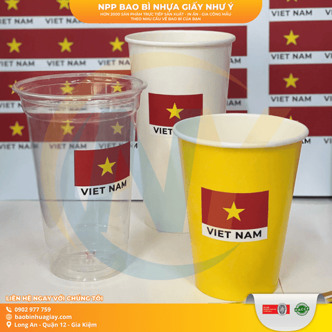 Tem cờ Việt Nam - Set 100 tem | DỊCH VỤ BẢNG KẼM- ỐNG ĐỒNG - TRỤC IN | Mã HHINTEM02 | Tổng kho phân phối đồ dùng 1 lần 1lan.vn