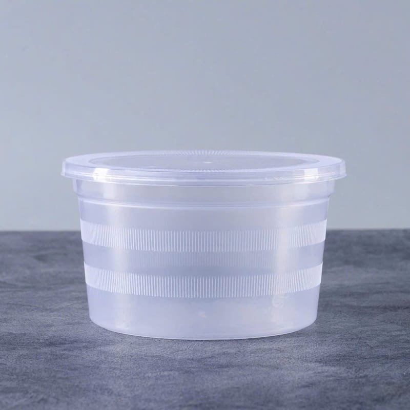 Review đóng mã_Thố nhựa cứng dung tích 500ml (Thố R) (VP) (tem dán xanh lá)( Thố phở) | HỘP NHỰA, TÔ/THỐ NHỰA VUÔNG/TRÒN - HỘP MICROWAVE | Mã HHTH007_02