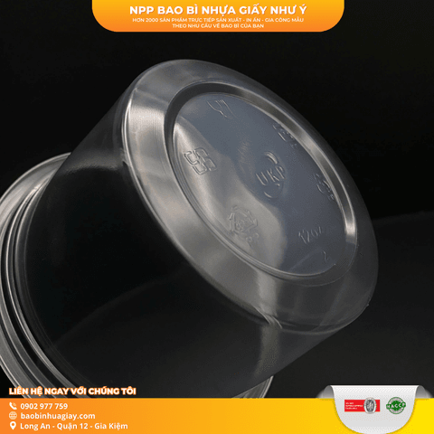 Thố nhựa PP trong 360ml (UKP)(1.000 cái/thùng) (không nắp) (N-106) | HỘP NHỰA, TÔ/THỐ NHỰA VUÔNG/TRÒN - HỘP MICROWAVE | Mã HHTH027_01 | Tổng kho phân phối đồ dùng 1 lần 1lan.vn