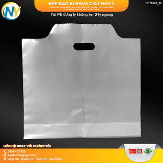 Túi đựng ly trà sữa - 2 ly ngang (vách ngăn) -  Loại 1  (Nhựa Zin) - ảnh 2