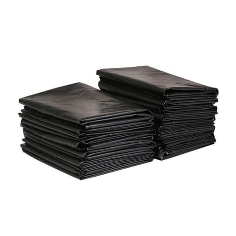 Túi xốp ĐEN bóng - Loại thường - Size 60 (túi đựng rác) | TÚI XỐP 2 QUAI | Mã HHTX026_03 | Tổng kho phân phối đồ dùng 1 lần 1lan.vn